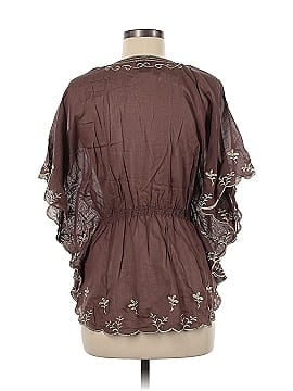 Scoop NYC Short Sleeve Blouse (view 2)