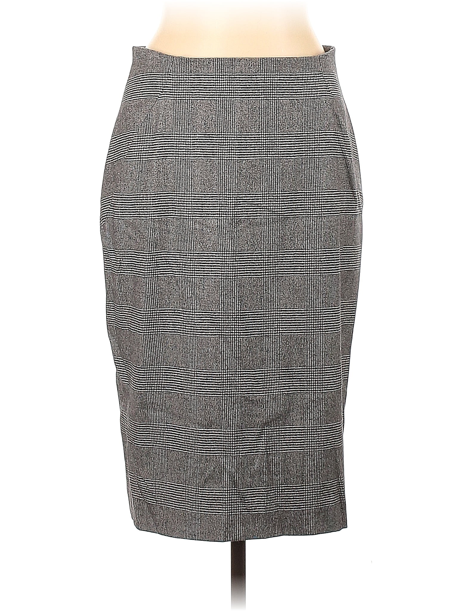 Escada Plaid Tweed Gray Casual Skirt Size 42 (EU) - 87% off | ThredUp