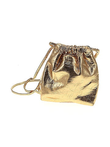 Zara metallic best sale detail bucket bag