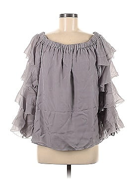 Nicole Miller Collection 3/4 Sleeve Silk Top (view 1)