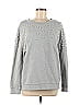 Halogen 100% Cotton Silver Sweatshirt Size M - photo 1