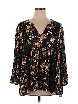 American Eagle Outfitters Long Sleeve Blouse (view 1)