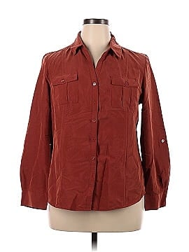 DressBarn Long Sleeve Button-Down Shirt (view 1)