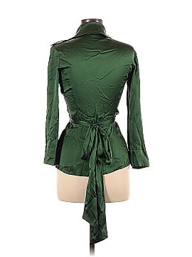 Diane von Furstenberg Long Sleeve Silk Top (view 2)