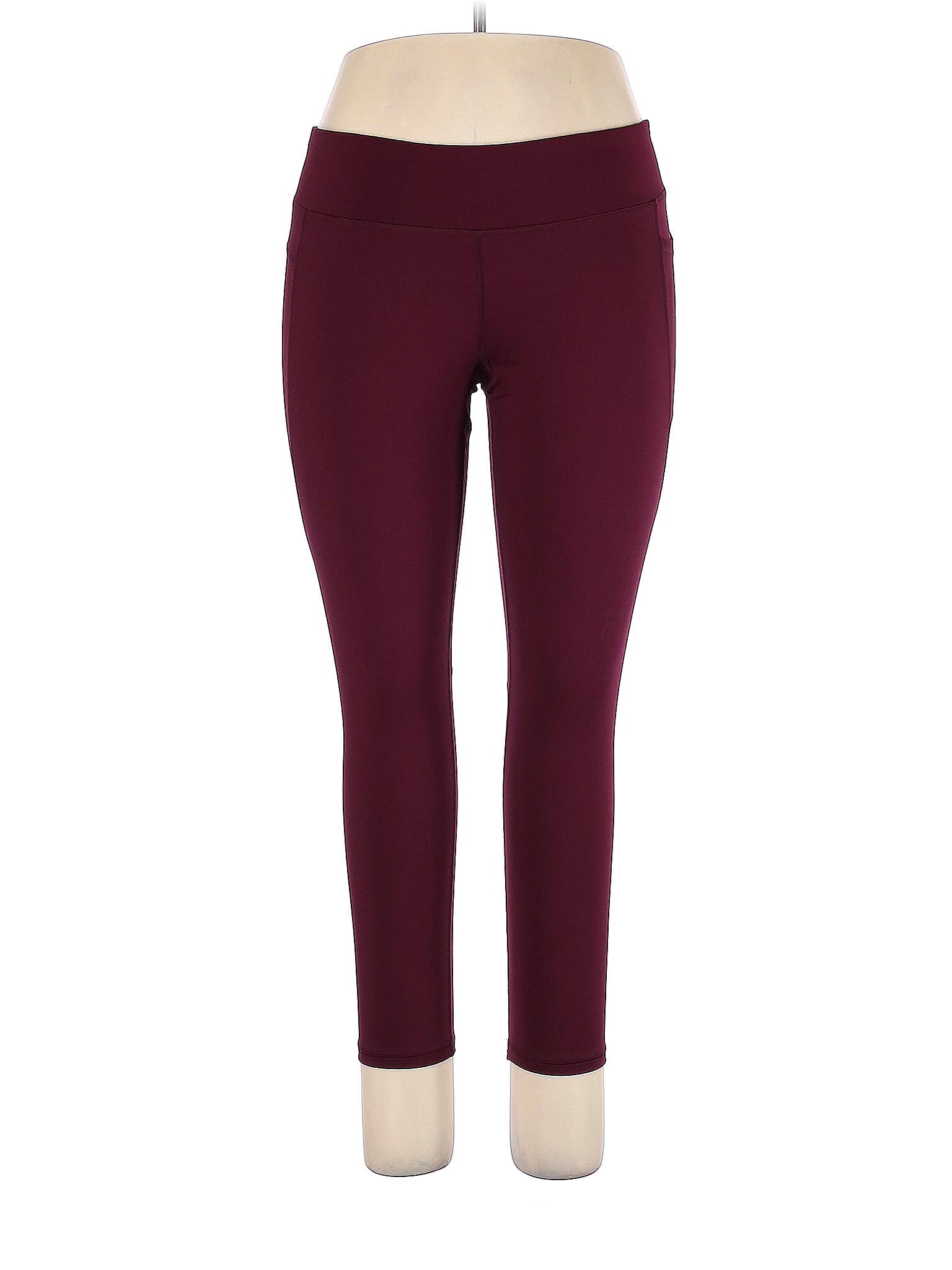 C9 By Champion Solid Maroon Burgundy Leggings Size XXL - 31% off | thredUP