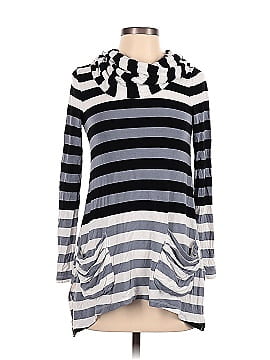 Blue Saks Fifth Avenue Long Sleeve Top (view 1)