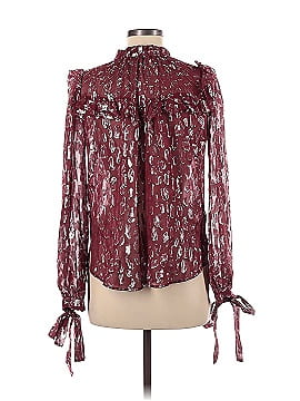 Veronica Beard Long Sleeve Silk Top (view 2)