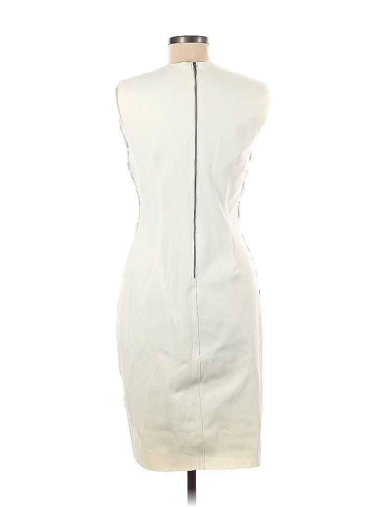 Elie Tahari Solid Ivory Casual Dress Size 6 - 87% off | thredUP