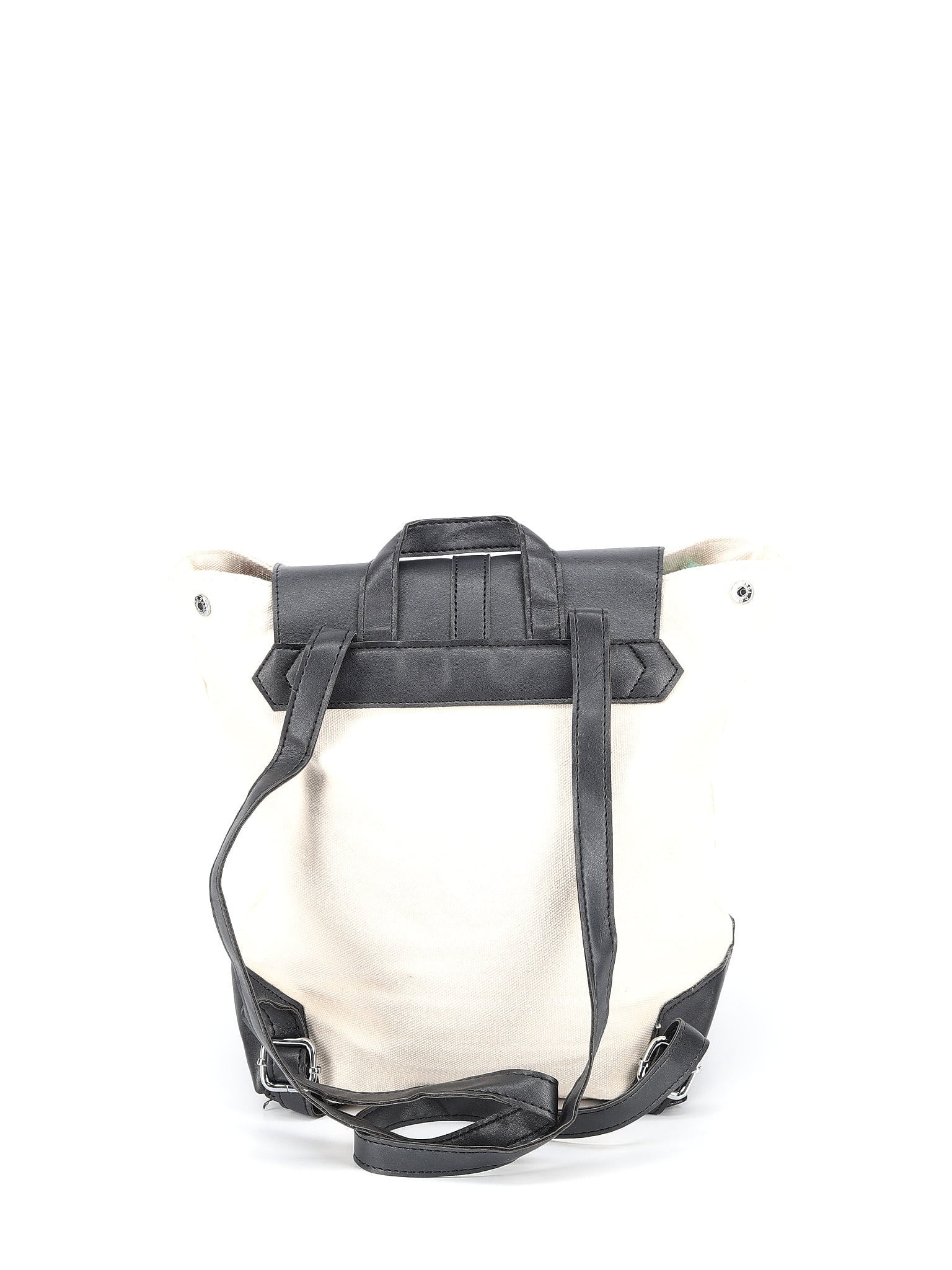 Deux Lux Color Block Solid Multi Color Ivory Backpack One Size