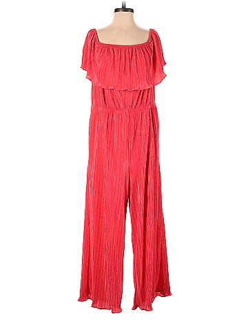 Lane bryant hot sale red jumpsuit