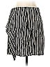 Zara Basic 100% Cupro Stripes Black Casual Skirt Size XS - photo 2