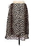 Johnny Was 100% Silk Leopard Print Multi Color Brown Silk Skirt Size XS - photo 2