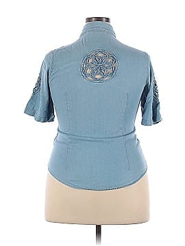 LAFEI NIER Short Sleeve Button-Down Shirt (view 2)
