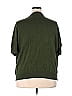 Woman Within 100% Cotton Color Block Green Cardigan Size 26 (2X) (Plus) - photo 2