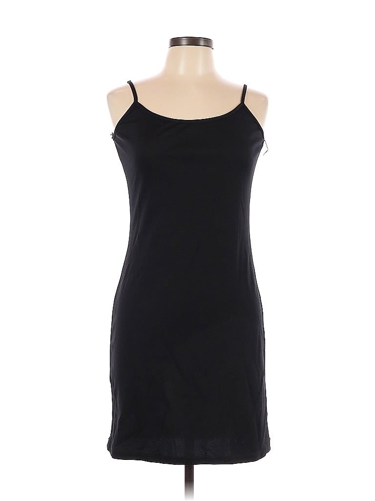 Spiegel Solid Black Cocktail Dress Size S - photo 1