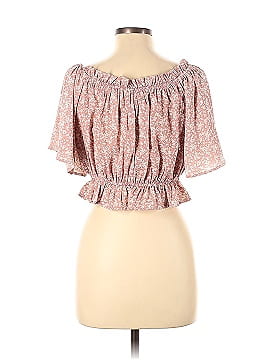 She + Sky Short Sleeve Blouse (view 2)