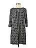 Wisp Houndstooth Chevron-herringbone Gray Black Casual Dress Size 6 (petite) - photo 1