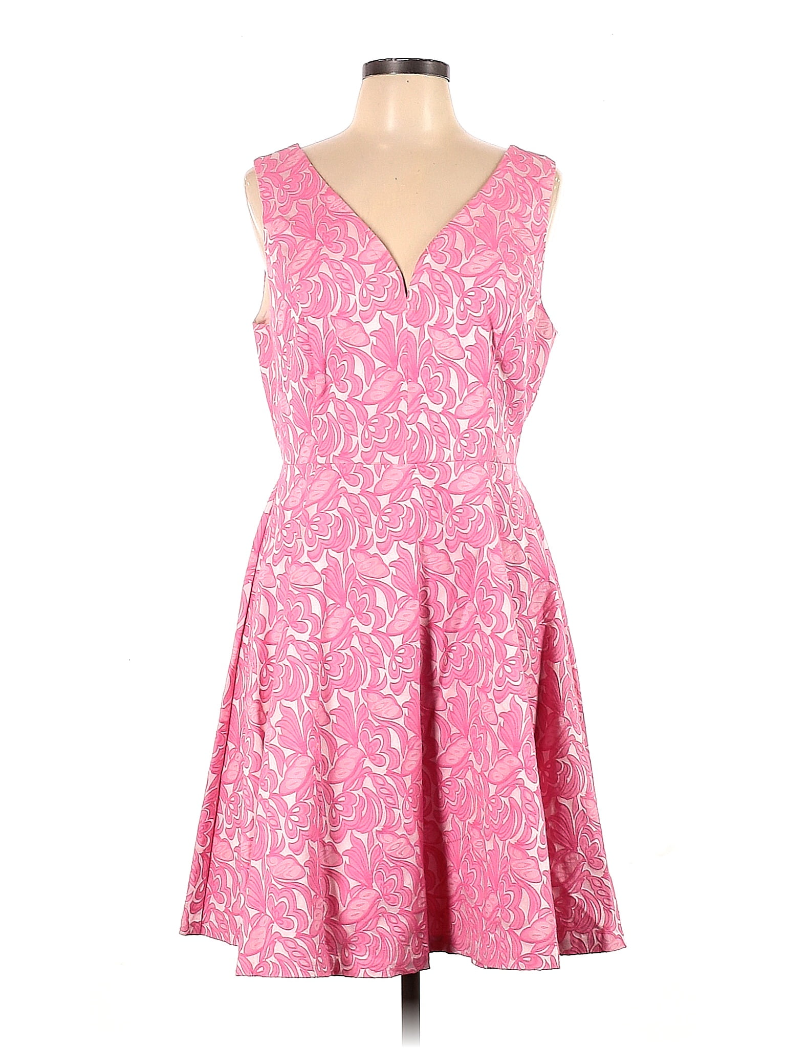 Maeve Pink Casual Dress Size 12 75 off ThredUp