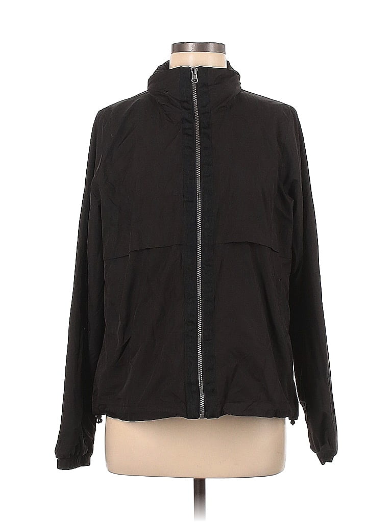 Athletic Works 100 Polyester Solid Black Jacket Size M 59 off thredUP