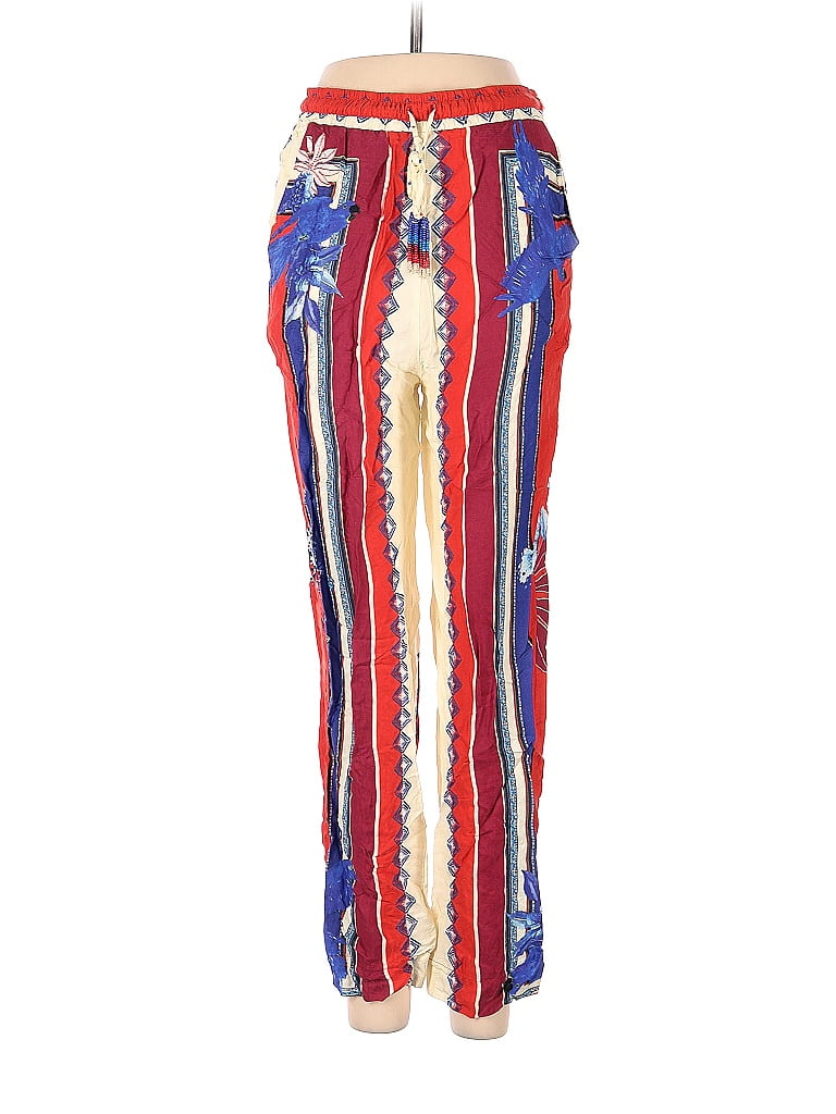 FARM Rio Stripes Multi Color Red Casual Pants Size XS - photo 1