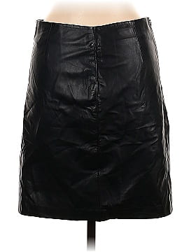 Tara Jarmon Faux Leather Skirt (view 2)