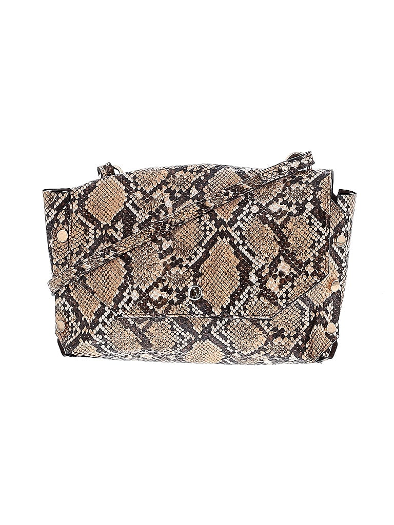 Steve Madden Snake Print Tan Crossbody Bag One Size 74 off thredUP