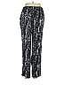 Ecru Tweed Graphic Black Casual Pants Size S - photo 2