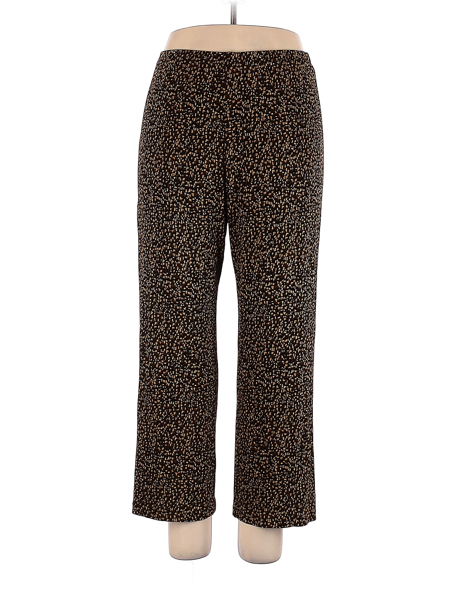 Coldwater Creek Leopard Print Black Casual Pants Size XL - 76% off ...