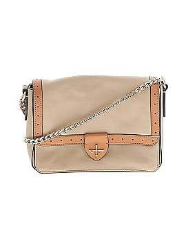 Pour la Victoire Brown Leather Handbag Expandable Tote Shoulder Strap