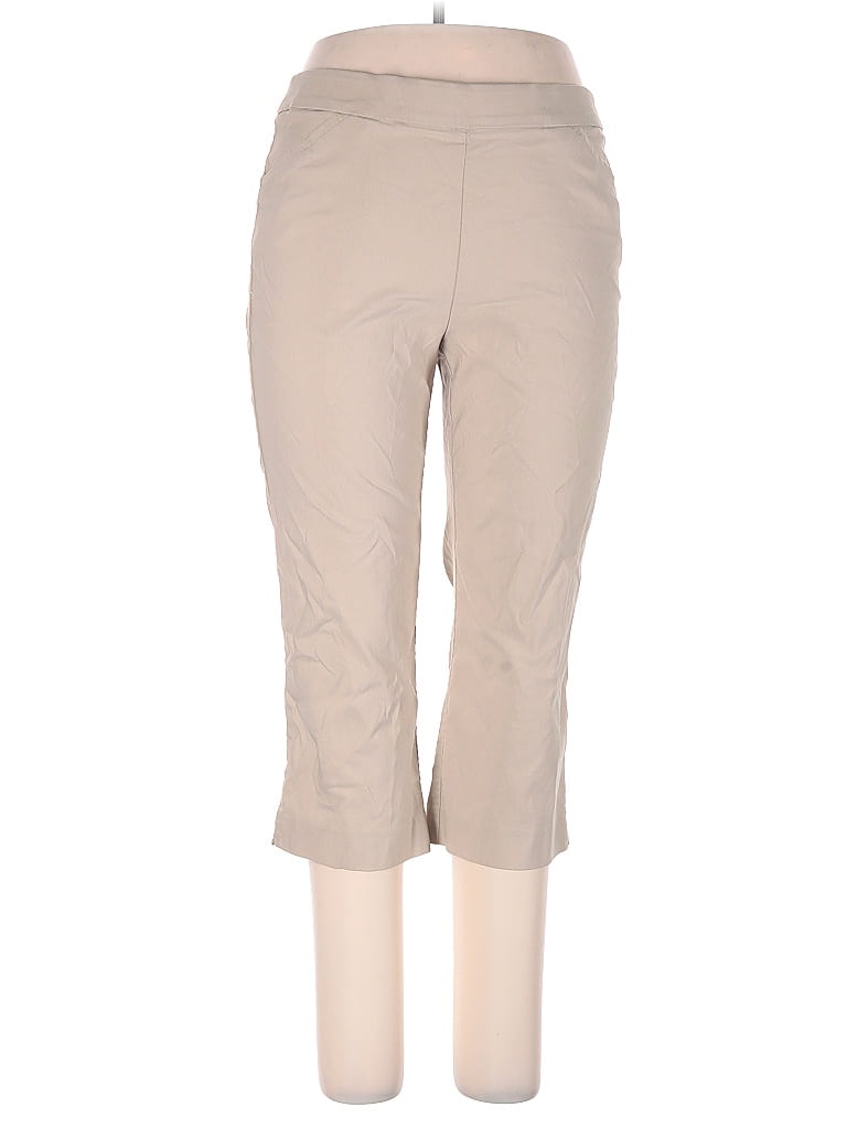 Counterparts Solid Tan Casual Pants Size 14 - photo 1