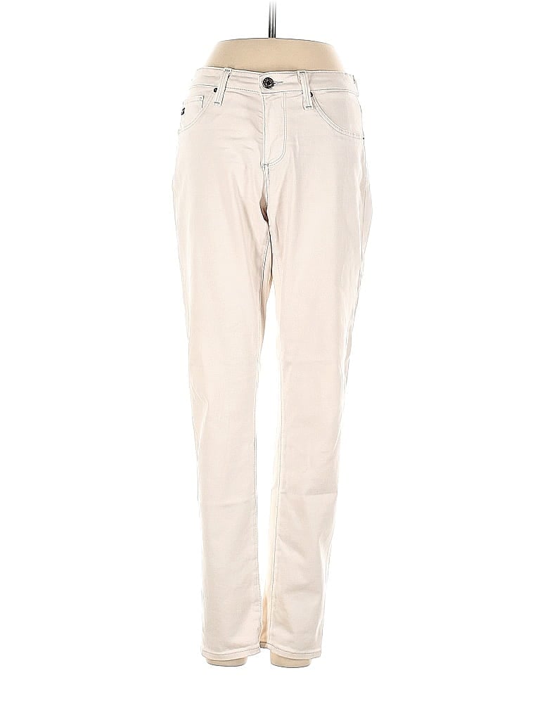 Pre-owned Adriano Goldschmied Jeans In White