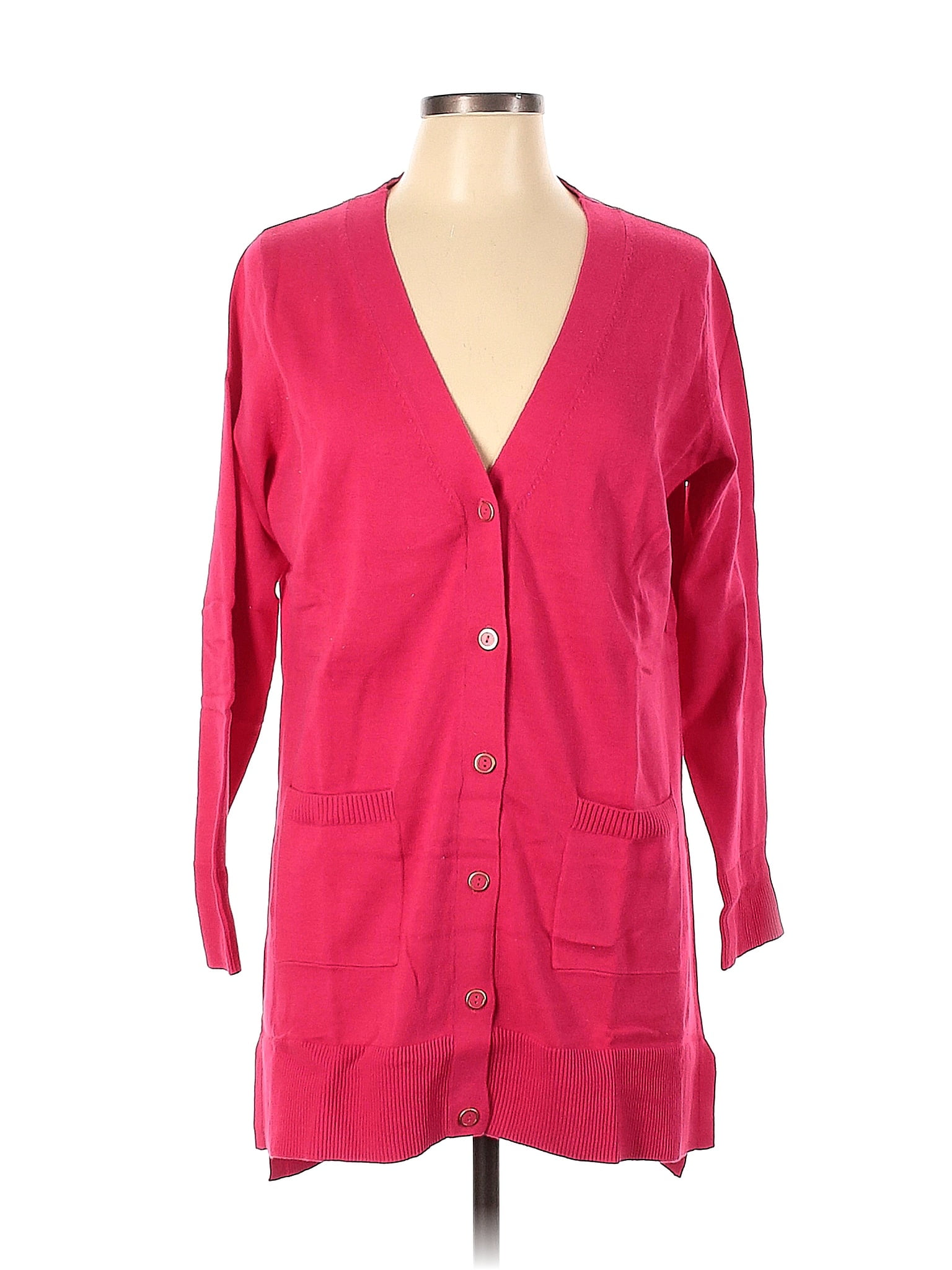 Cardigan Isaac Mizrahi - Cachemire 2 Plis - Couleur Vin - Taille XS - Neuf Sans étiquettes