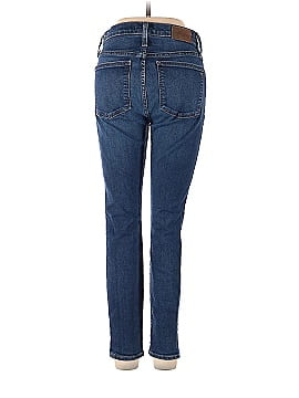 Madewell Petite 9" Mid-Rise Skinny Jeans in Hayes Wash: Button-Front Edition (view 2)