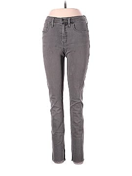Madewell Tall 9" High-Rise Skinny Jeans: Raw-Hem Garment-Dyed Edition (view 1)