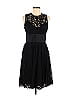 Plenty By Tracy Reese Solid Black Cocktail Dress Size 6 - photo 1