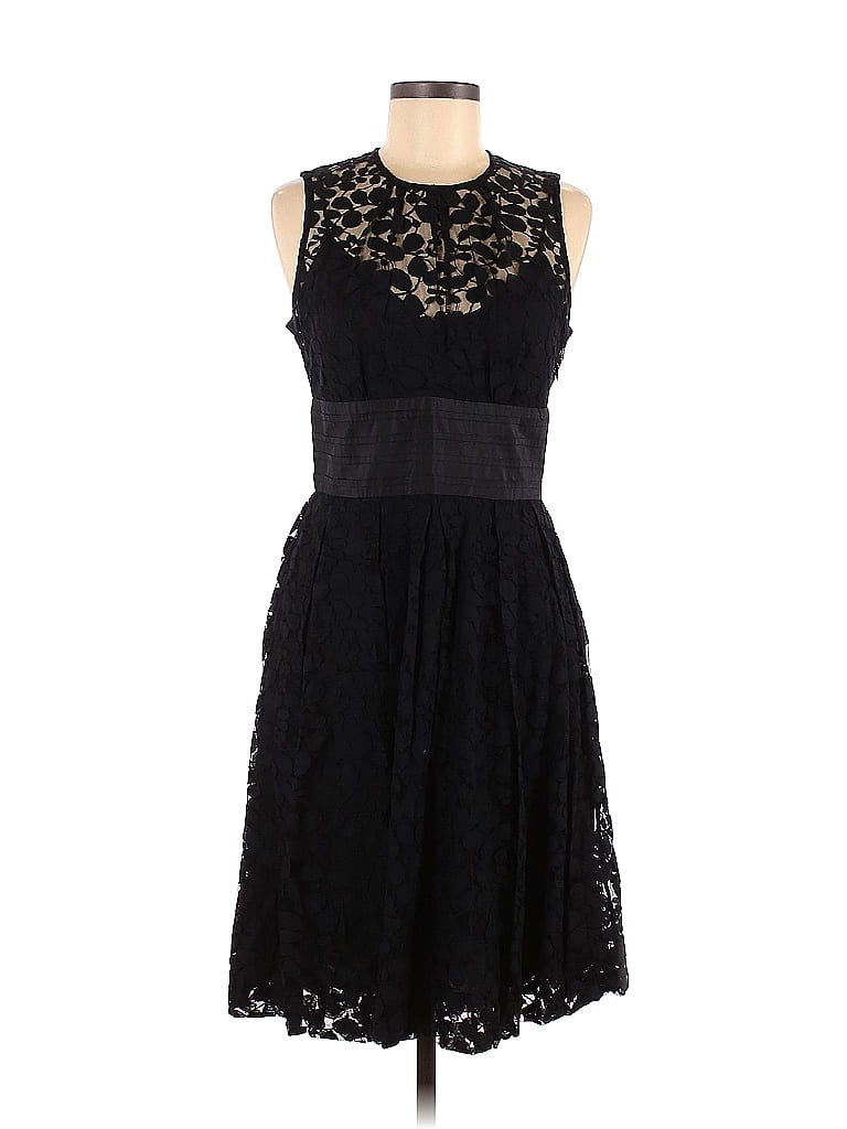 Plenty By Tracy Reese Solid Black Cocktail Dress Size 6 - photo 1