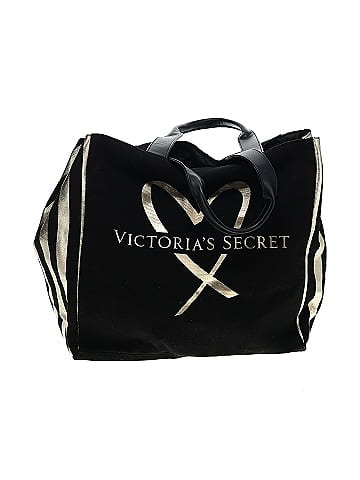 Victoria s Secret Graphic Solid Black Tote One Size 68 off