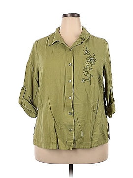 White Stag Long Sleeve Button-Down Shirt (view 1)