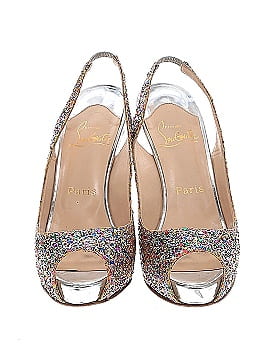 Christian Louboutin Multi-color Glitter No Prive 110mm heels/pumps (view 2)