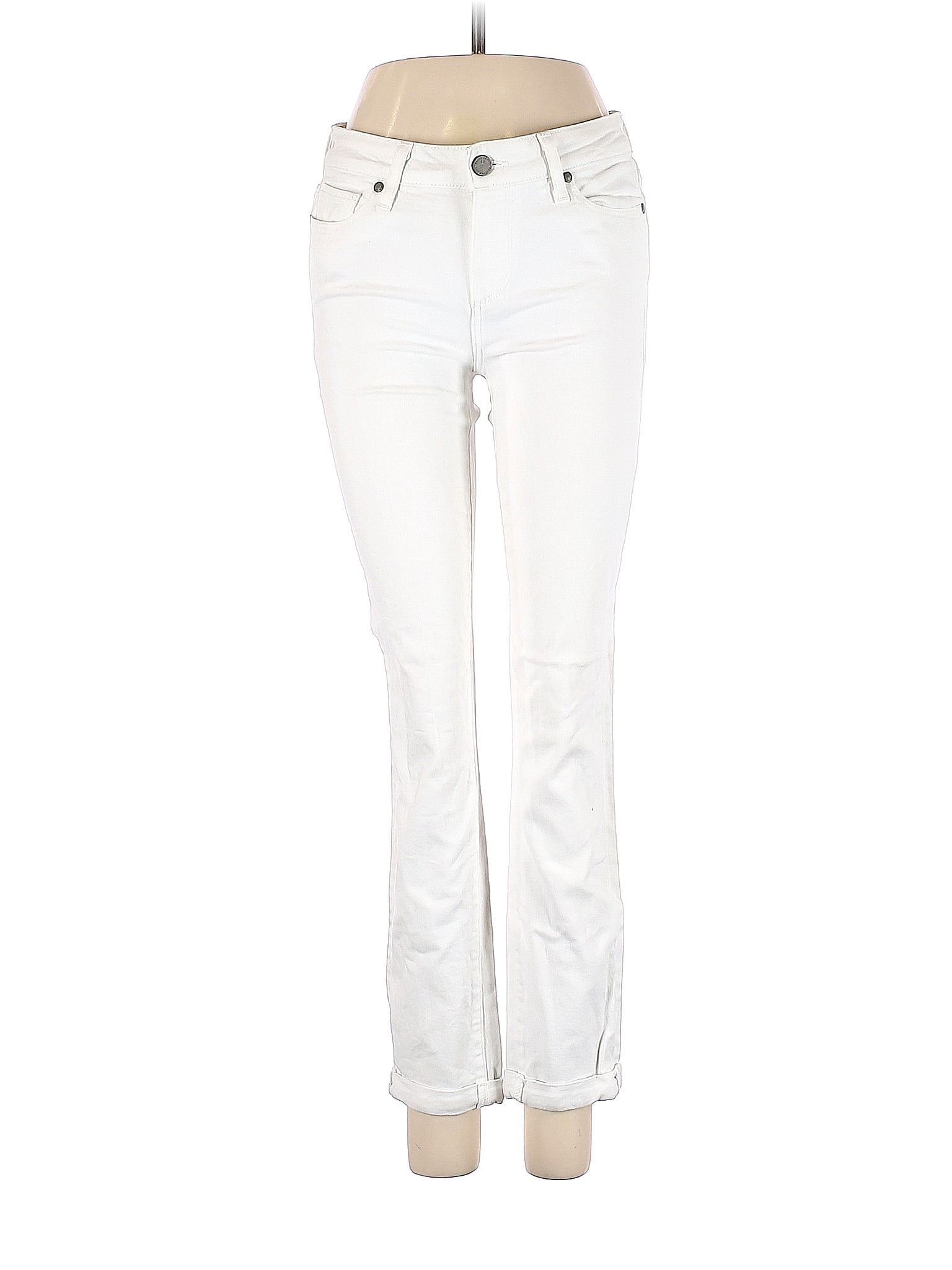 Paige White Jeans 27 Waist - 90% off | ThredUp