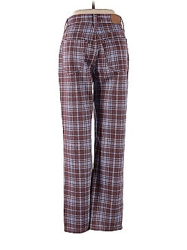 Madewell The Perfect Vintage Straight Jean in Cabernet Plaid (view 2)