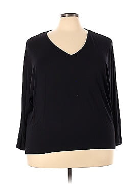 Joan Vass Long Sleeve Top (view 1)