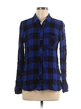 Dylan George 3/4 Sleeve Button-Down Shirt (view 1)
