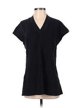 Lafayette 148 New York Short Sleeve Silk Top (view 1)