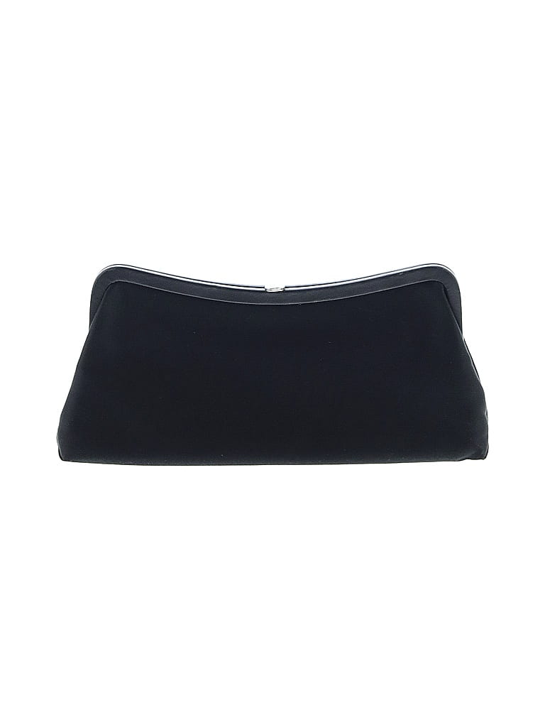 Ann Taylor Solid Black Clutch One Size - photo 1
