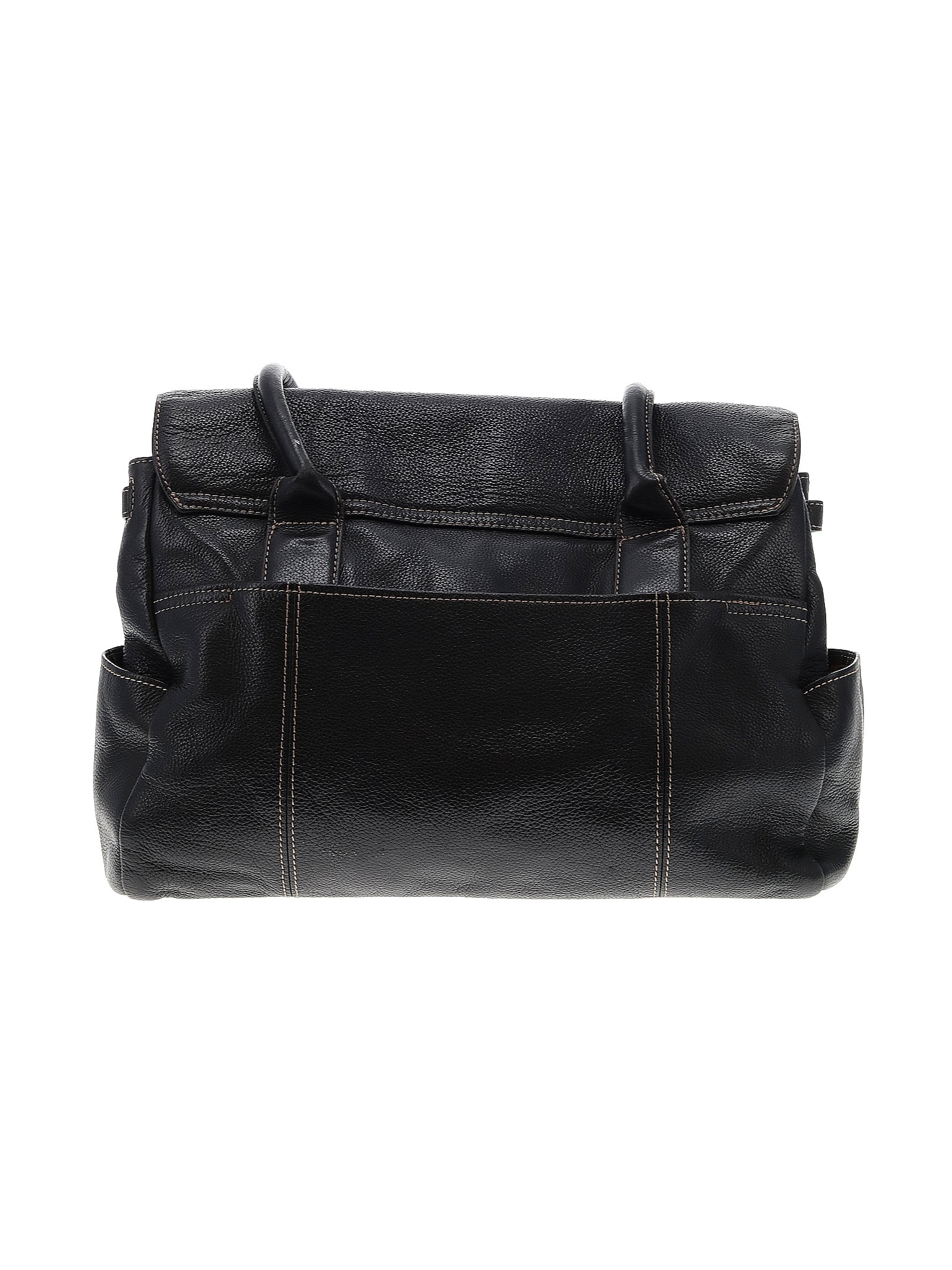 Small Black Leather Tignanello Handbag - Clearance Sale