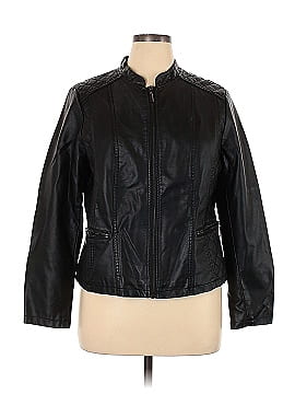 Alfani Faux Leather Jacket (view 1)