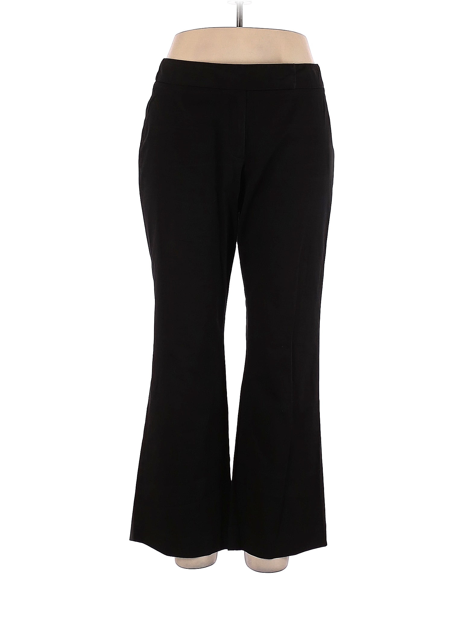 Faconnable Solid Black Dress Pants Size 14 - 84% off | thredUP