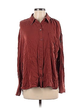 Nordstrom Signature Long Sleeve Silk Top (view 1)