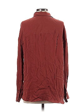 Nordstrom Signature Long Sleeve Silk Top (view 2)
